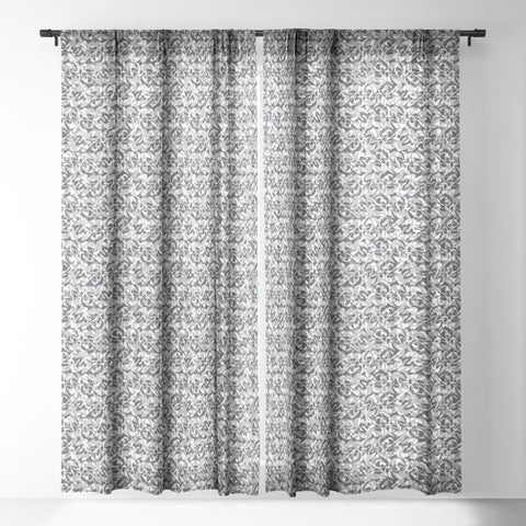Wagner Campelo NORDICO Gray Sheer Window Curtain