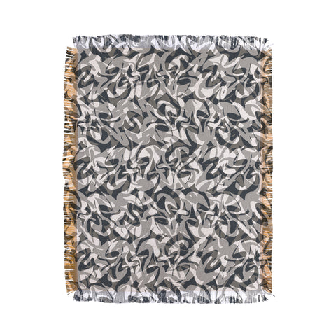 Wagner Campelo NORDICO Gray Throw Blanket