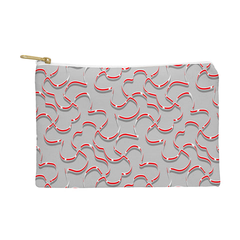 Wagner Campelo ORGANIC LINES RED GRAY Pouch