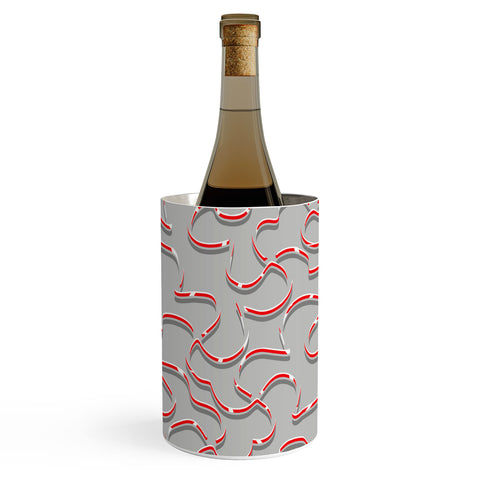 Wagner Campelo ORGANIC LINES RED GRAY Wine Chiller