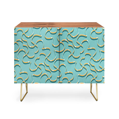 Wagner Campelo ORGANIC LINES YELLOW BLUE Credenza