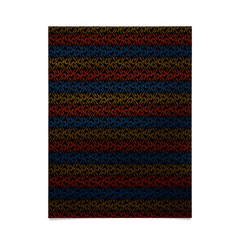 Wagner Campelo Organic Stripes 3 Poster