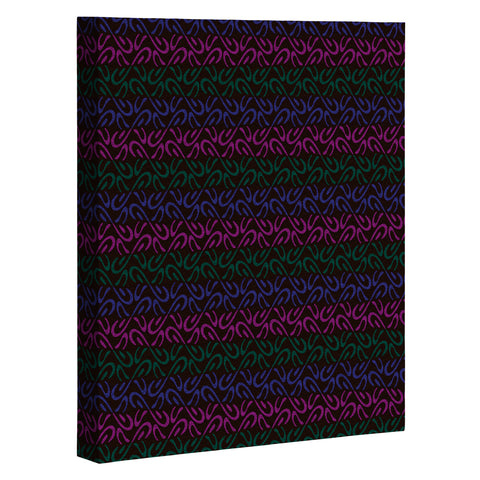 Wagner Campelo Organic Stripes 4 Art Canvas
