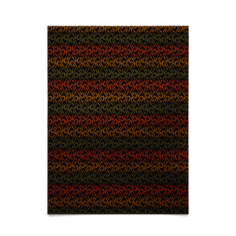 Wagner Campelo Organic Stripes 5 Poster