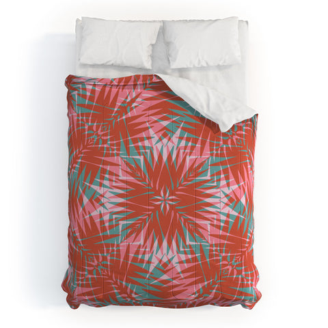 Wagner Campelo PALM GEO FLAMINGO Comforter