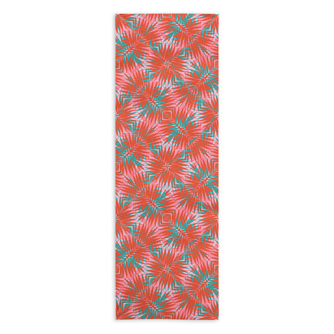Wagner Campelo PALM GEO FLAMINGO Yoga Towel