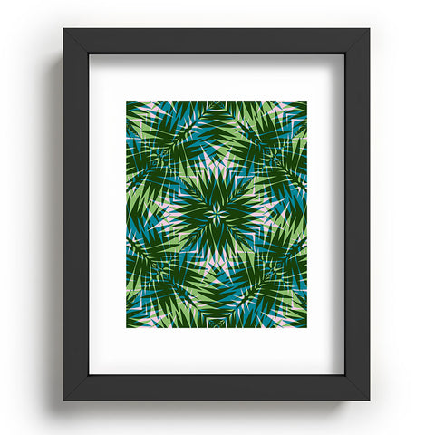 Wagner Campelo PALM GEO GREEN Recessed Framing Rectangle