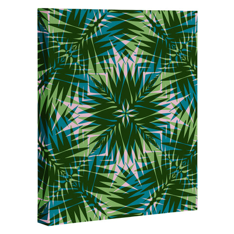 Wagner Campelo PALM GEO GREEN Art Canvas