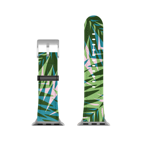 Wagner Campelo PALM GEO GREEN Apple Watch Band