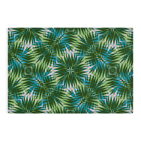 Wagner Campelo PALM GEO GREEN Outdoor Rug