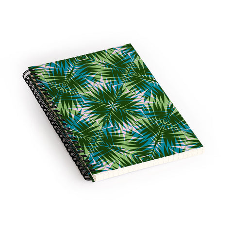 Wagner Campelo PALM GEO GREEN Spiral Notebook