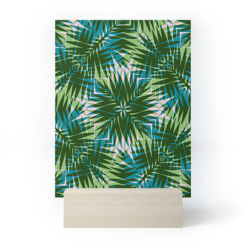 Wagner Campelo PALM GEO GREEN Mini Art Print