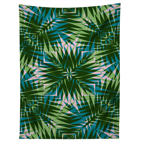 Wagner Campelo PALM GEO GREEN Tapestry