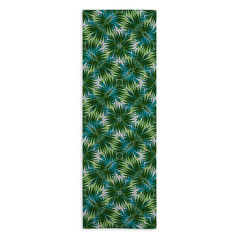 Wagner Campelo PALM GEO GREEN Yoga Towel