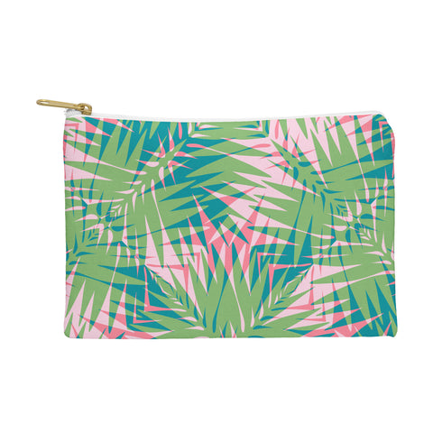 Wagner Campelo PALM GEO LIME Pouch
