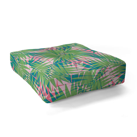 Wagner Campelo PALM GEO LIME Floor Pillow Square