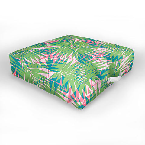 Wagner Campelo PALM GEO LIME Outdoor Floor Cushion