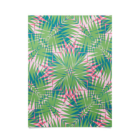 Wagner Campelo PALM GEO LIME Poster