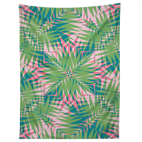 Wagner Campelo PALM GEO LIME Tapestry