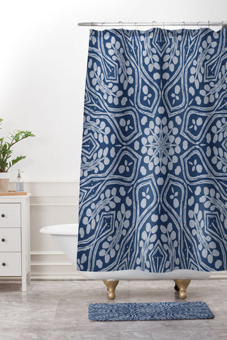 Wagner Campelo RITUAL BOHO BISMARK Shower Curtain And Mat