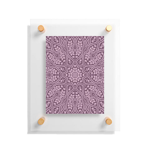 Wagner Campelo RITUAL BOHO LAVANDER Floating Acrylic Print