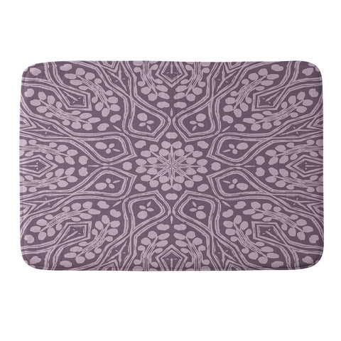 Wagner Campelo RITUAL BOHO LAVANDER Memory Foam Bath Mat