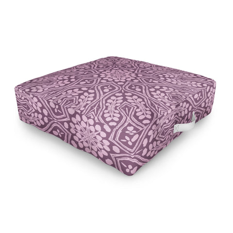 Wagner Campelo RITUAL BOHO LAVANDER Outdoor Floor Cushion