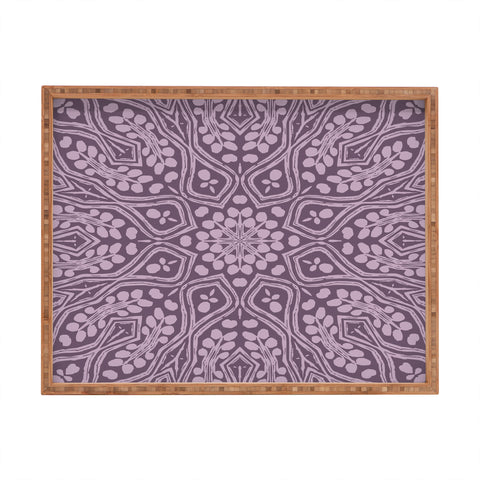 Wagner Campelo RITUAL BOHO LAVANDER Rectangular Tray