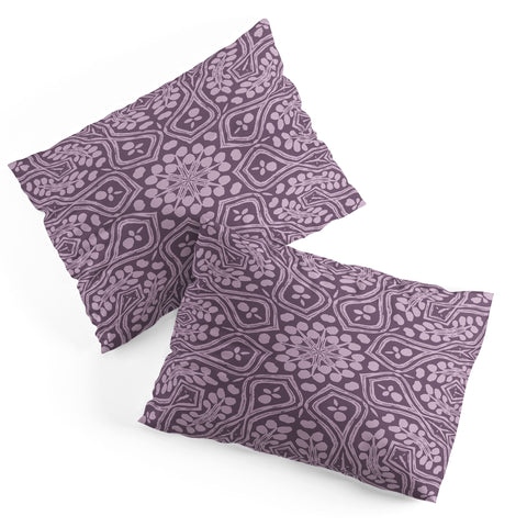 Wagner Campelo RITUAL BOHO LAVANDER Pillow Shams