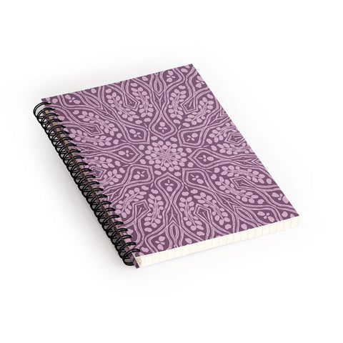 Wagner Campelo RITUAL BOHO LAVANDER Spiral Notebook