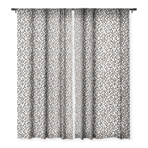 Wagner Campelo Rock Dots 1 Sheer Window Curtain