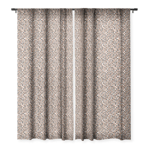 Wagner Campelo Rock Dots 3 Sheer Window Curtain
