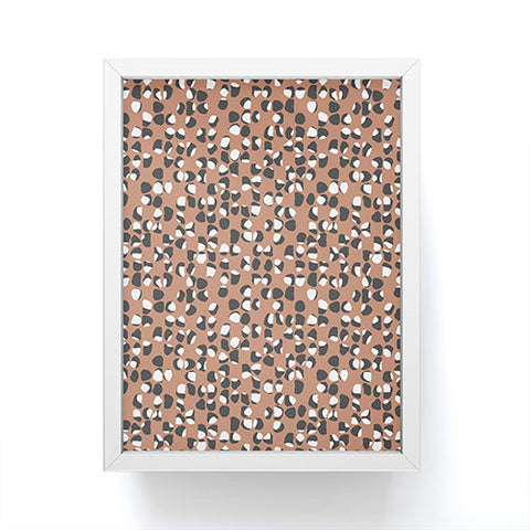 Wagner Campelo Rock Dots 3 Framed Mini Art Print