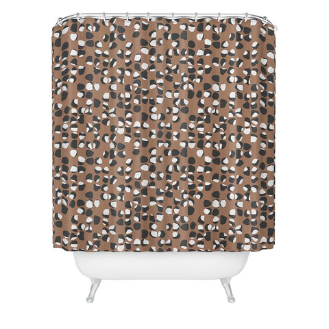 Wagner Campelo Rock Dots 3 Shower Curtain