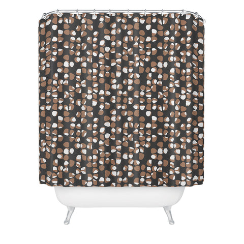 Wagner Campelo Rock Dots 4 Shower Curtain