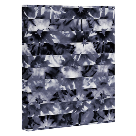 Wagner Campelo SHIBORI STRIPES BLACK Art Canvas