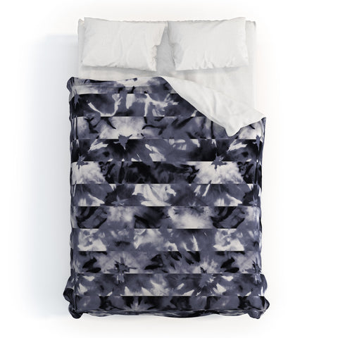 Wagner Campelo SHIBORI STRIPES BLACK Duvet Cover