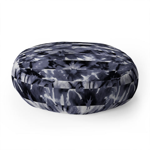 Wagner Campelo SHIBORI STRIPES BLACK Floor Pillow Round