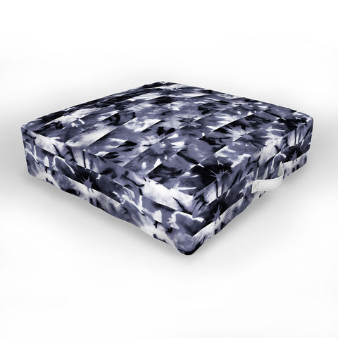 Wagner Campelo SHIBORI STRIPES BLACK Outdoor Floor Cushion