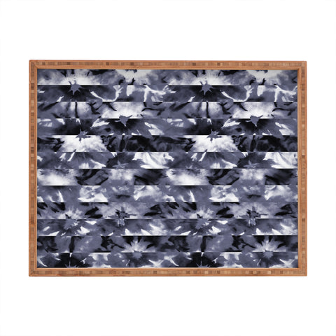 Wagner Campelo SHIBORI STRIPES BLACK Rectangular Tray