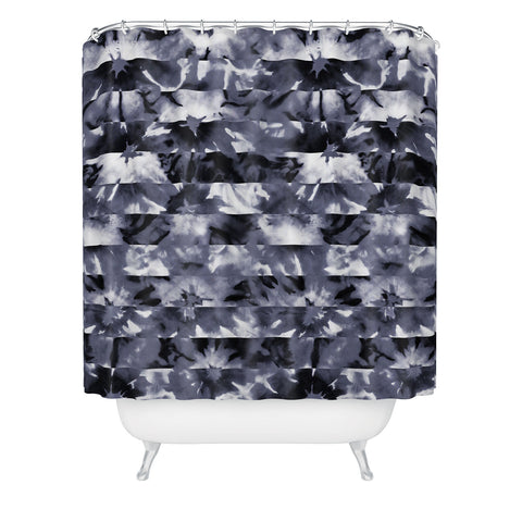 Wagner Campelo SHIBORI STRIPES BLACK Shower Curtain