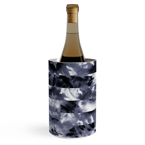 Wagner Campelo SHIBORI STRIPES BLACK Wine Chiller