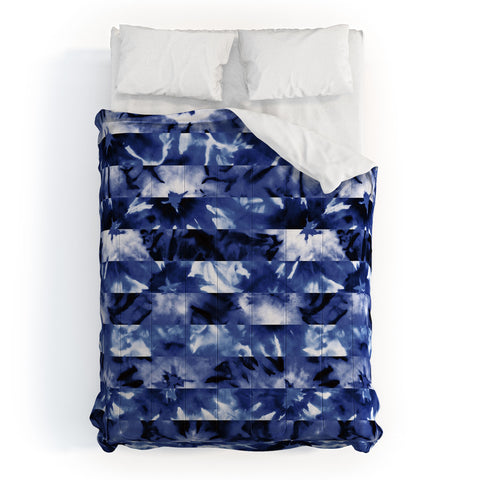 Wagner Campelo SHIBORI STRIPES INDIGO Comforter