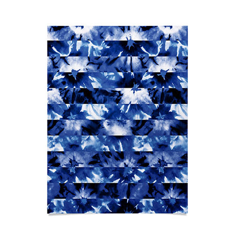 Wagner Campelo SHIBORI STRIPES INDIGO Poster