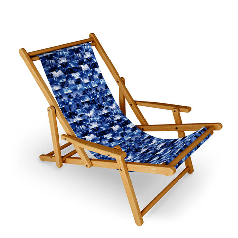 Wagner Campelo SHIBORI STRIPES INDIGO Sling Chair