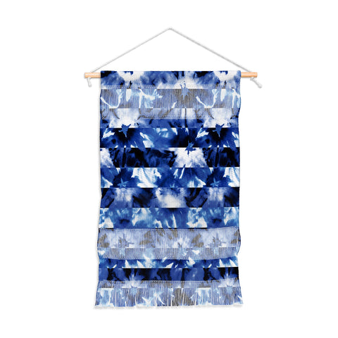 Wagner Campelo SHIBORI STRIPES INDIGO Wall Hanging Portrait