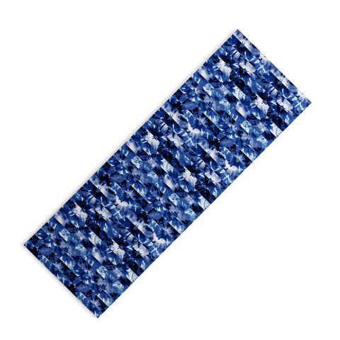 Wagner Campelo SHIBORI STRIPES INDIGO Yoga Mat