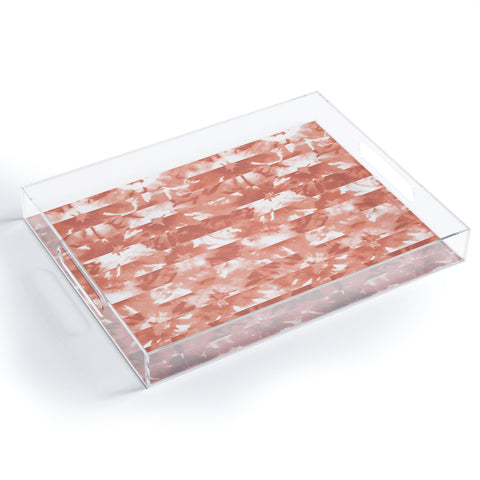 Wagner Campelo SHIBORI STRIPES ROSE Acrylic Tray
