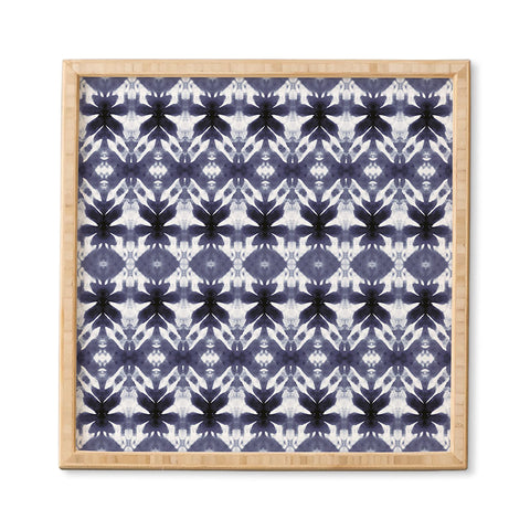 Wagner Campelo SHIBORI TRIBAL BLACK Framed Wall Art