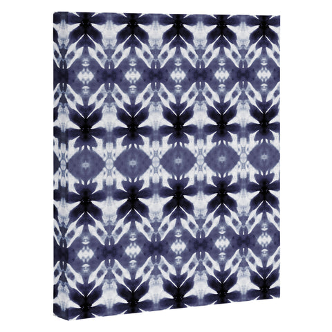 Wagner Campelo SHIBORI TRIBAL BLACK Art Canvas